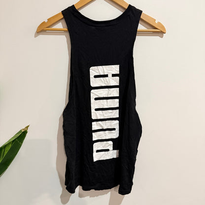 Puma Black Logo Muscle Tank Size XS