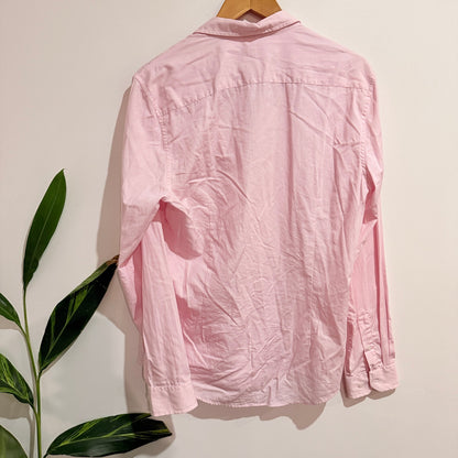 Ben Sherman Pink Cotton Shirt Size L