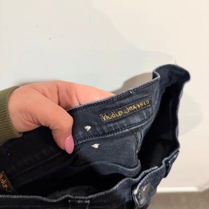 Nudie Jeans Dark Wash Skinny Jeans Size 24 | Waist 64cm