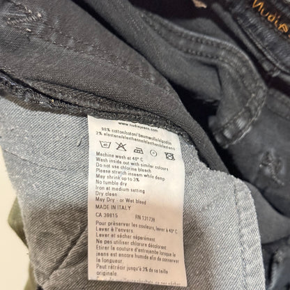 Nudie Jeans Dark Wash Skinny Jeans Size 24 | Waist 64cm