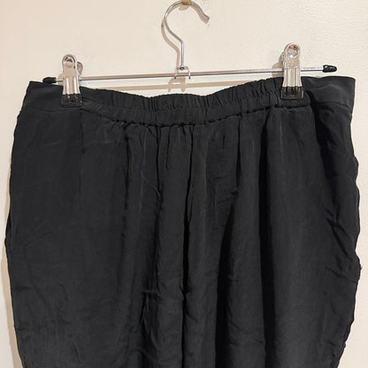 Zimmermann Black Elastic Waist Silk Pants Size 0 | Waist 74cm