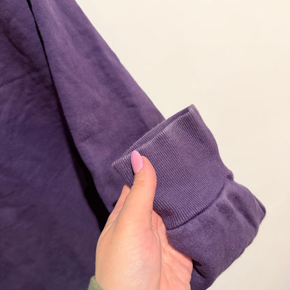 I Love Ugly Purple Hoodie Size M