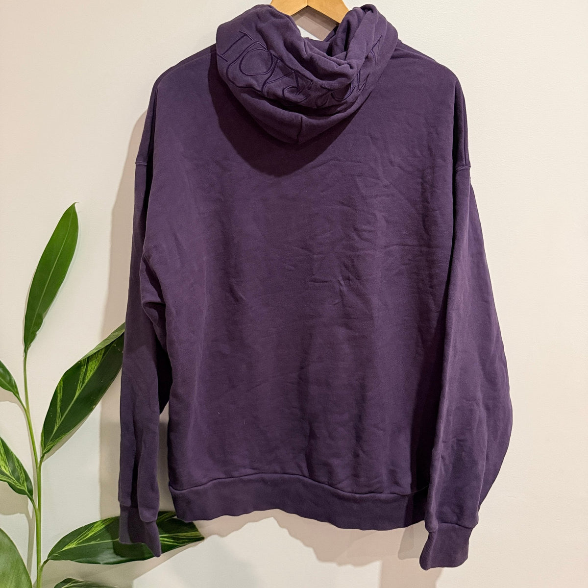 I Love Ugly Purple Hoodie Size M