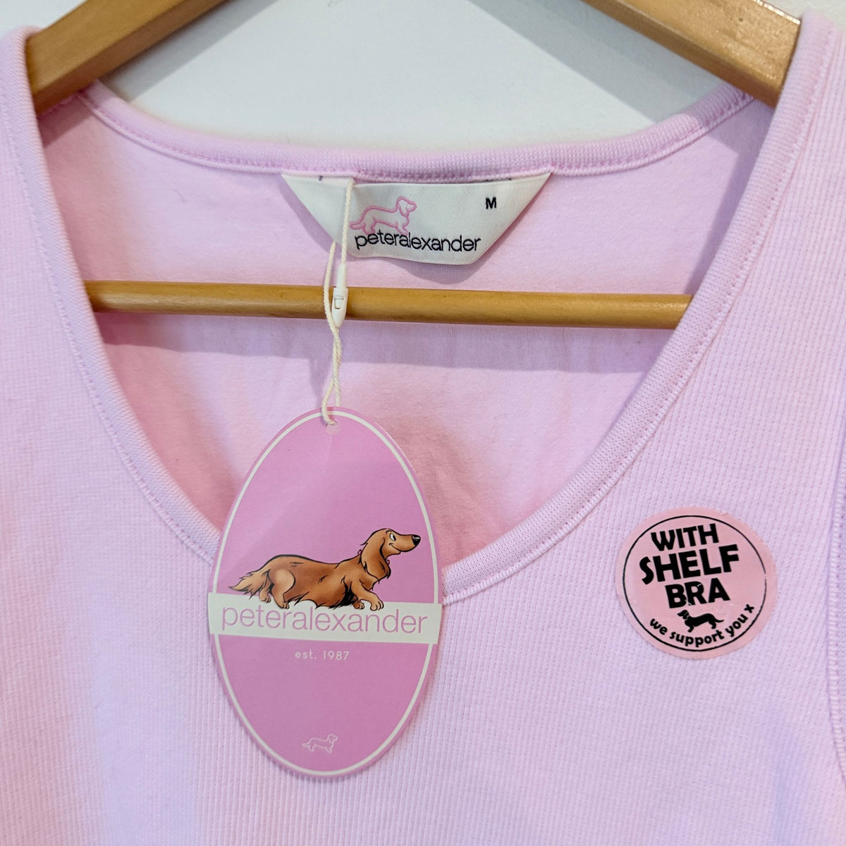 Peter Alexander Pink Sleep Tank - Size M