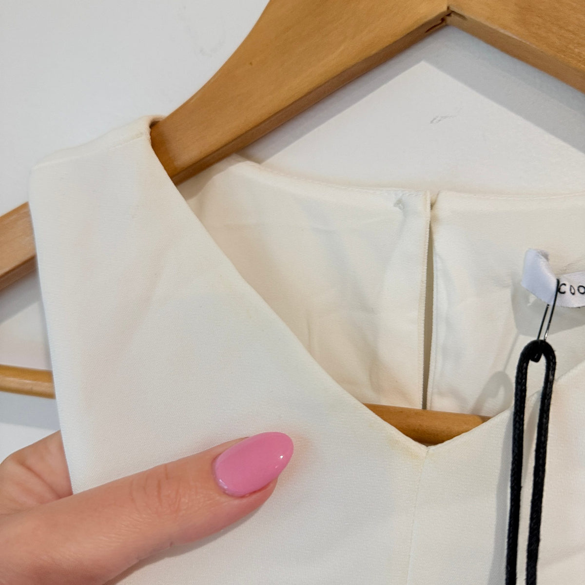 Cooper St Cream Cut-Out Top - Size 8