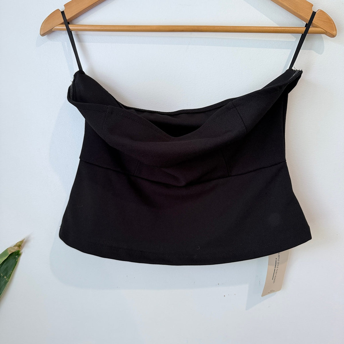 Poéselle Black Cowl Neck Cami Top - Size S