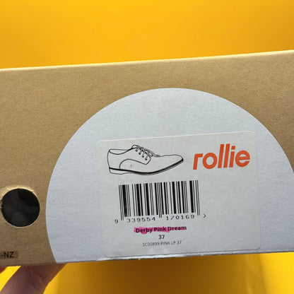 Rollie Pink Dream Derby Shoes - Size 37