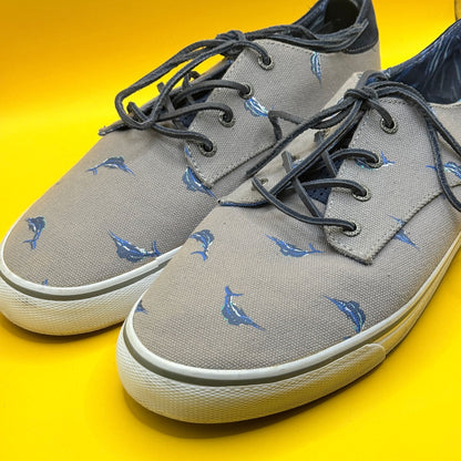 Tommy Bahama Grey Marlin Print Casual Shoes - US 10.5
