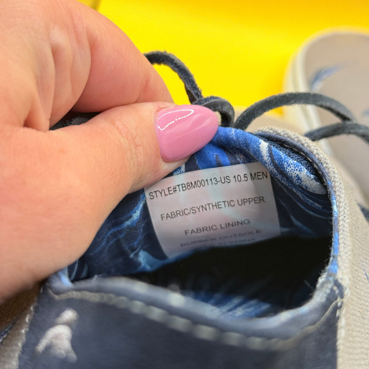 Tommy Bahama Grey Marlin Print Casual Shoes - US 10.5