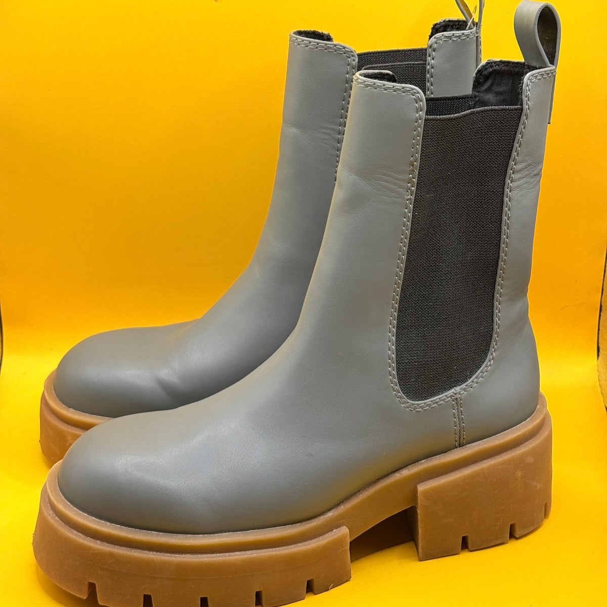 H&M Grey Chunky Chelsea Boots - EU 38