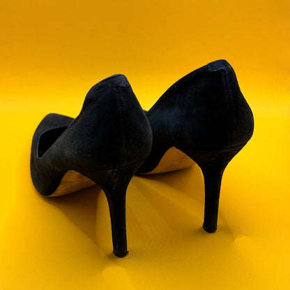 Nine West Black Pointed Toe Court Shoes - Size 9.5 M