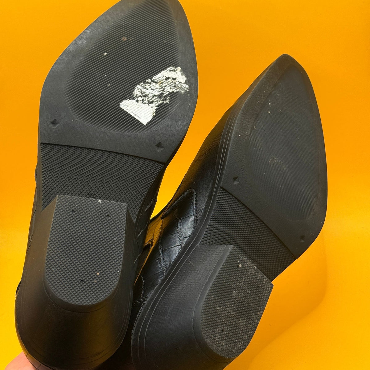 ONLY Black Western Style Ankle Boots - Size 38
