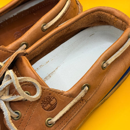 Timberland Tan Boat Shoes - US 10 Wide