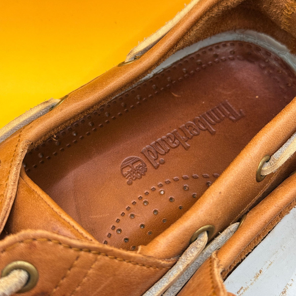 Timberland Tan Boat Shoes - US 10 Wide