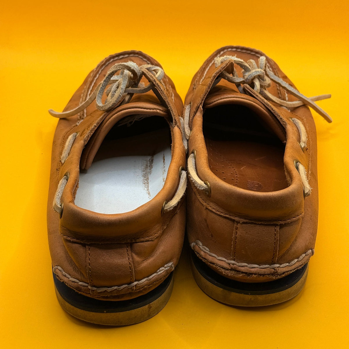 Timberland Tan Boat Shoes - US 10 Wide