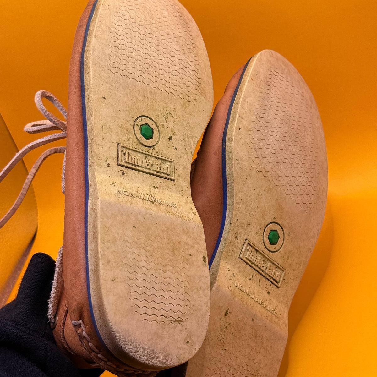 Timberland Tan Boat Shoes - US 10 Wide