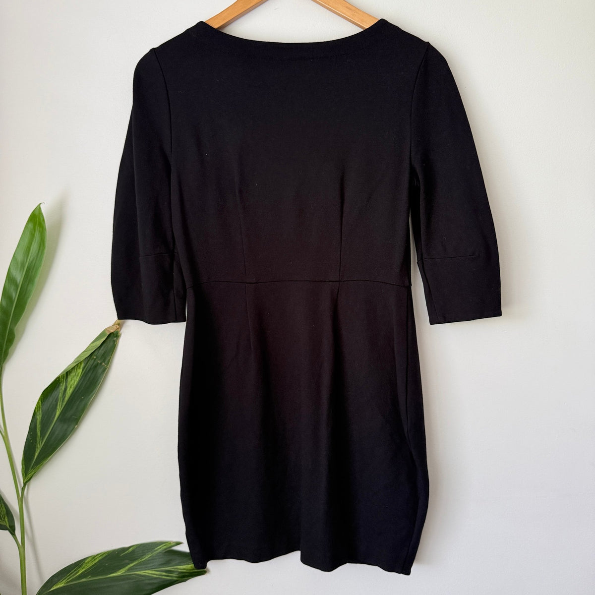Metalicus Black Soft Tailoring 3/4 Sleeve Dress Size XS/S