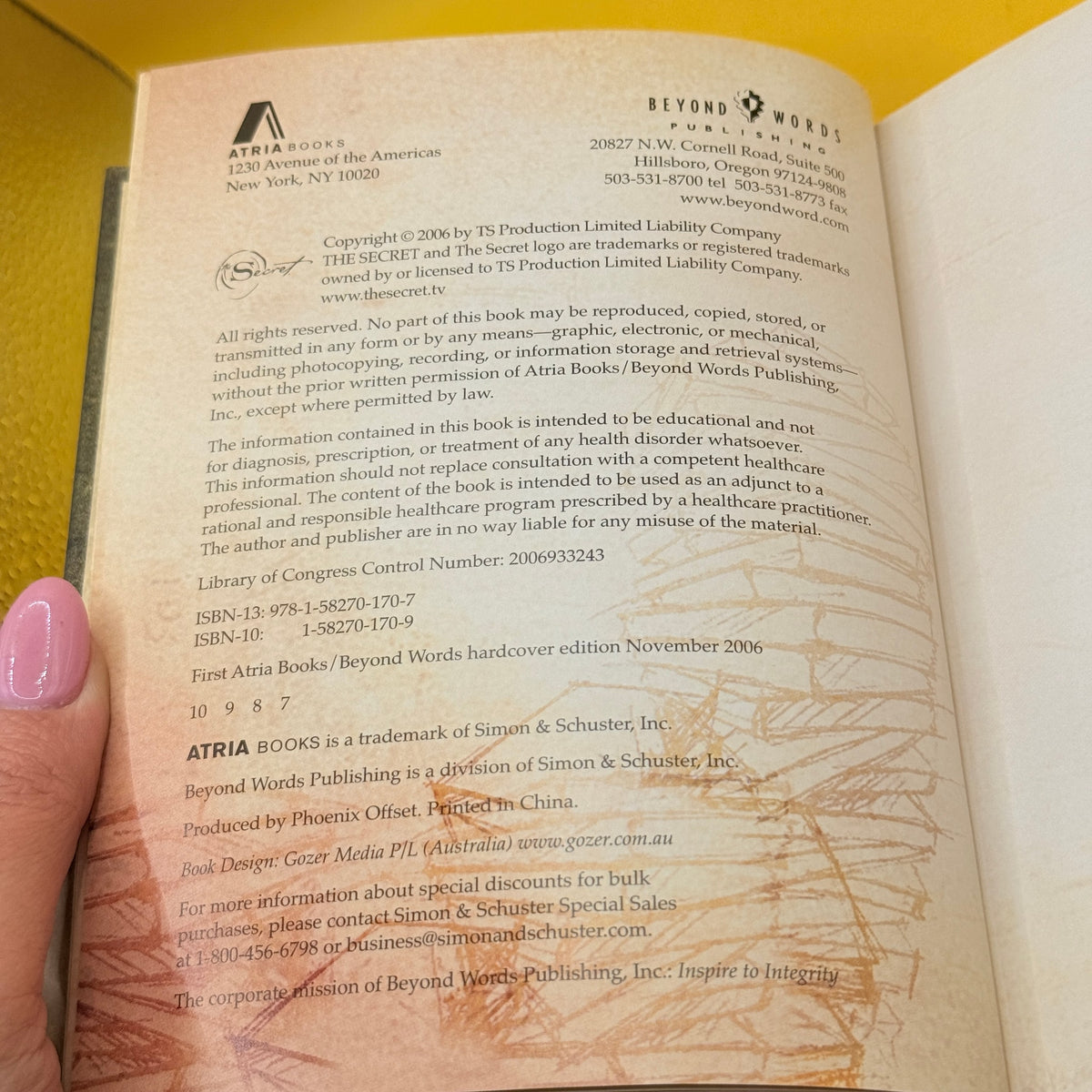 The Secret by Rhonda Byrne