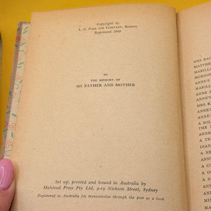 Anne of Green Gables by L. M. Montgomery (1949)
