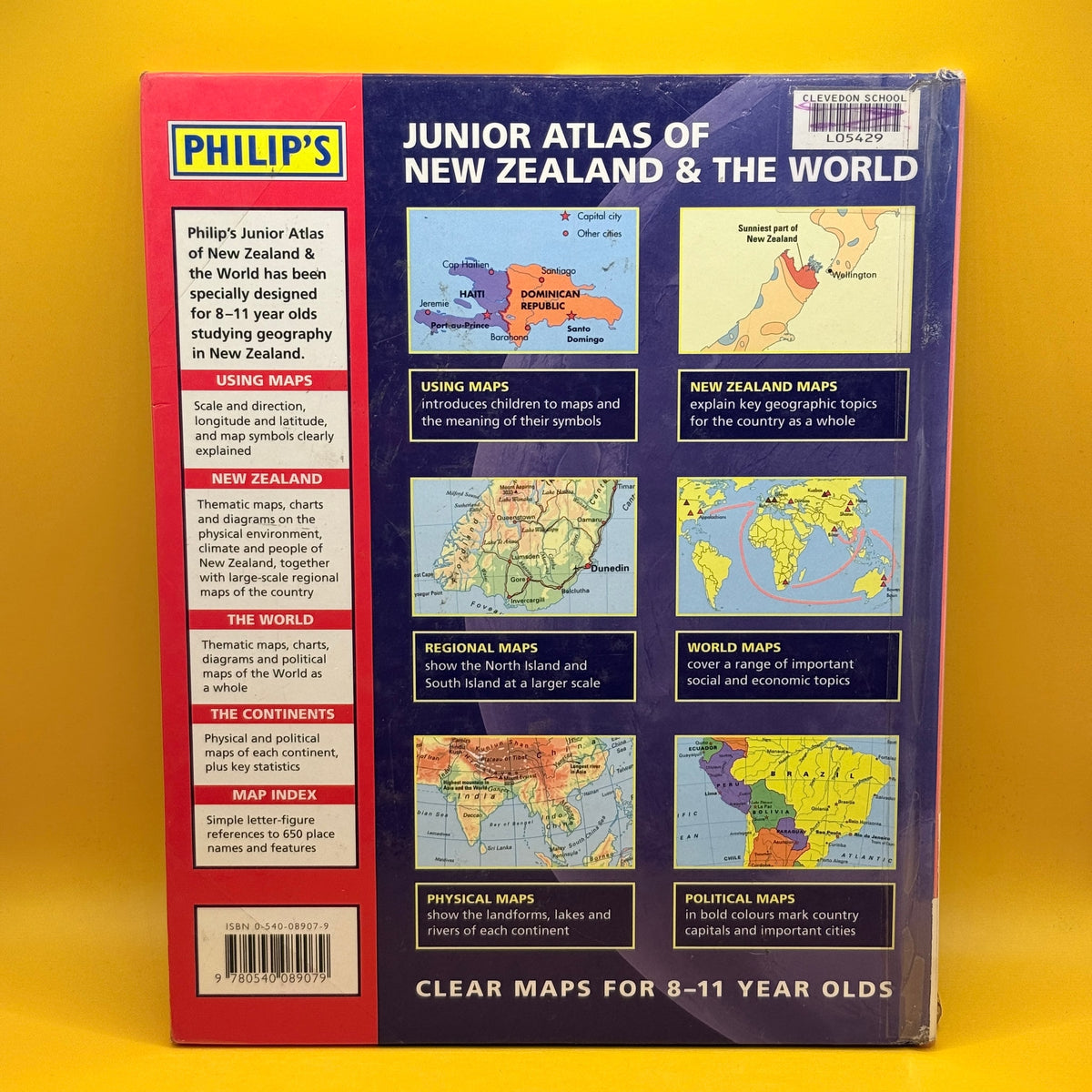 Philip’s Junior Atlas of New Zealand & the World by Philip’s