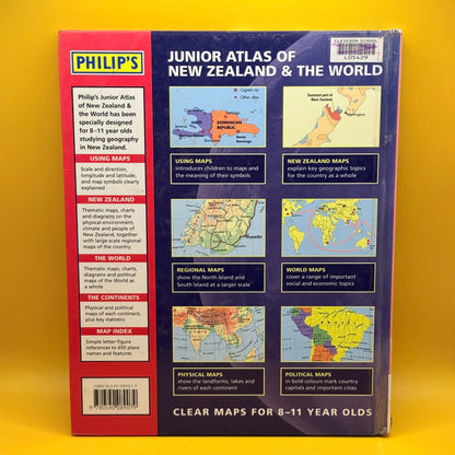 Philip’s Junior Atlas of New Zealand & the World by Philip’s