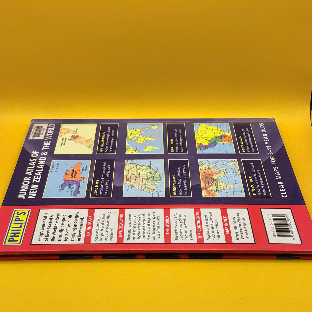 Philip’s Junior Atlas of New Zealand & the World by Philip’s