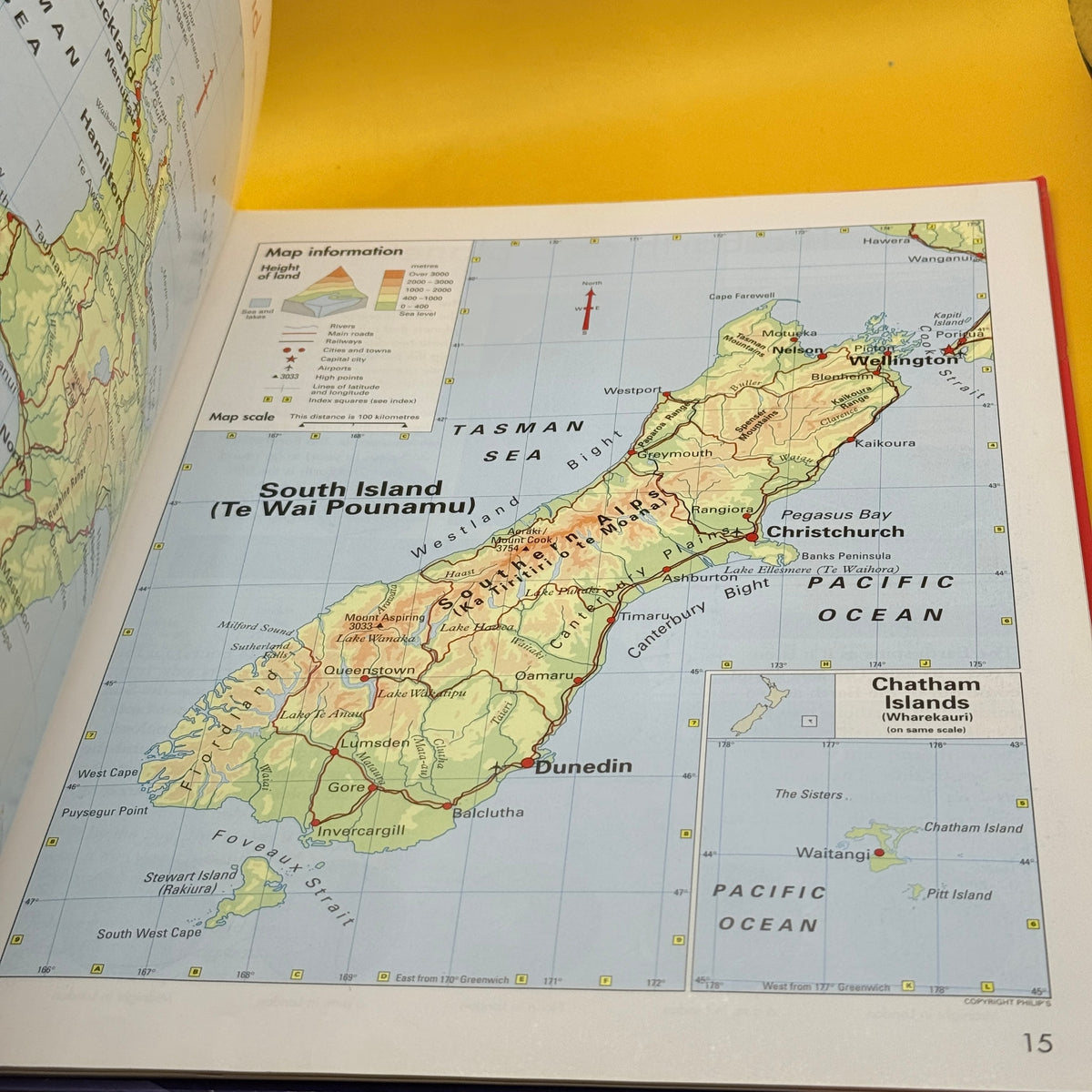 Philip’s Junior Atlas of New Zealand & the World by Philip’s