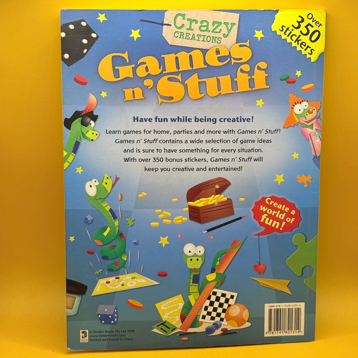 Crazy Creations: Games n’ Stuff by Hinkler Books