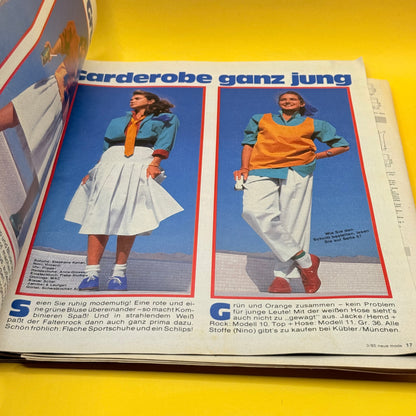 (Vintage 80s Fashion) Neue Mode: March by the Editors of Neue Mode (1985)