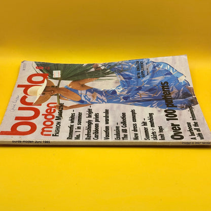 (Vintage 80s Fashion) 
Burda Moden: June 1985 by the Editors of Burda Moden
