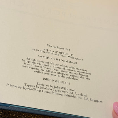 The Pioneers of Port Nicholson by David McGill (1984)