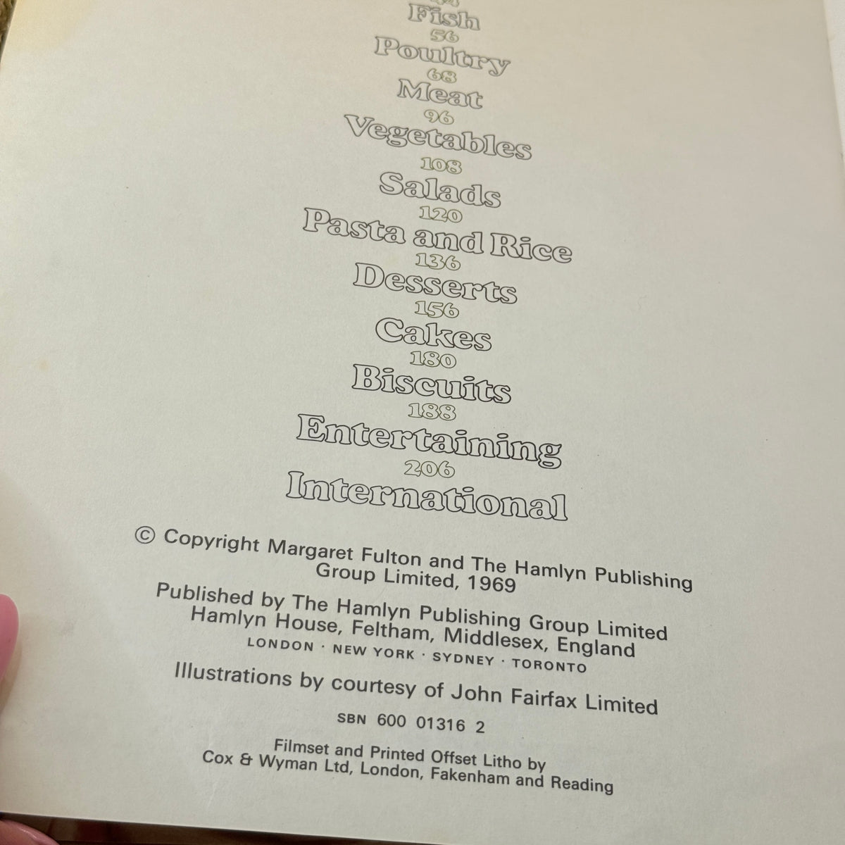 The Margaret Fulton Cookbook by Margaret Fulton (1969)