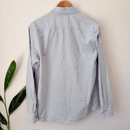 Barkers Light Blue Tailored Oxford Shirt Size L