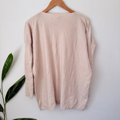 Silver Wishes Fine Knit Jumper Size S/M