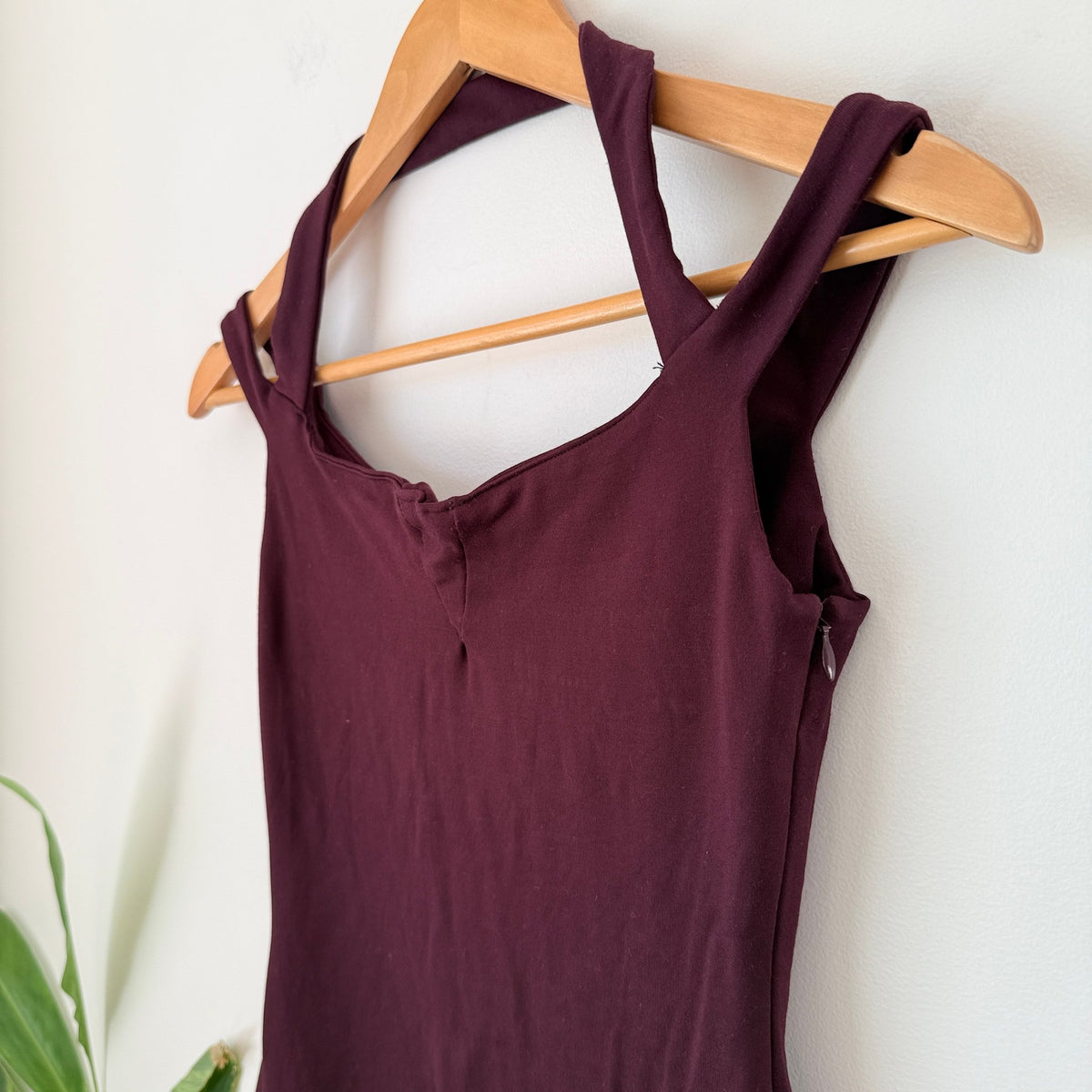 Ruby Burgundy Bodycon Midi Dress Size 6