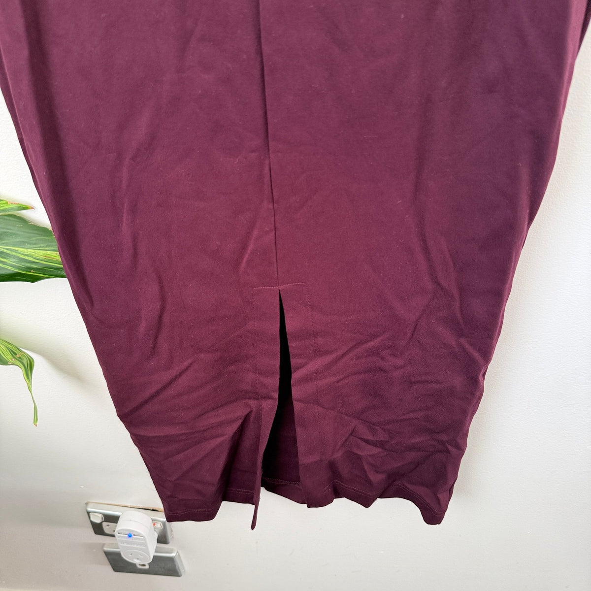 Ruby Burgundy Bodycon Midi Dress Size 6