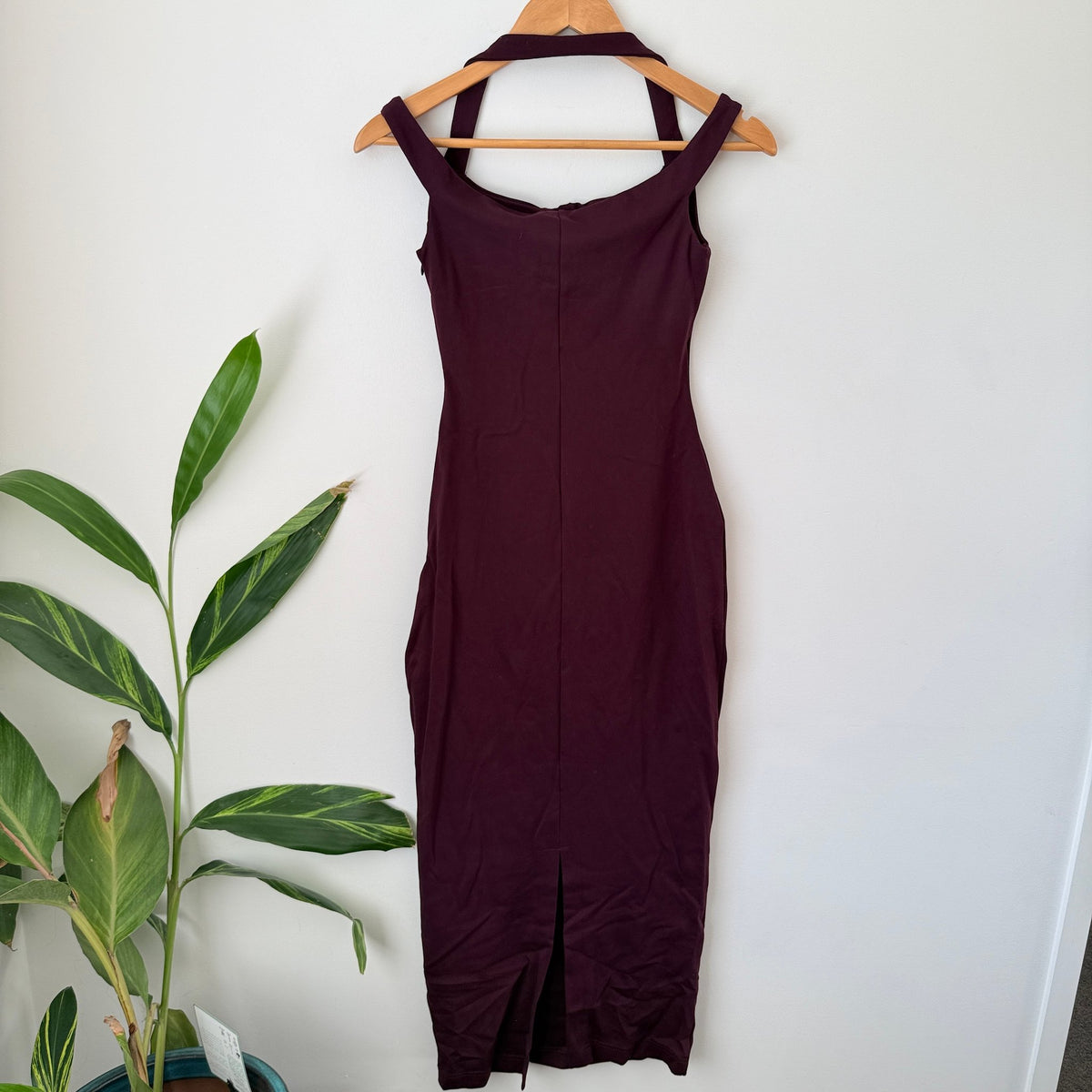Ruby Burgundy Bodycon Midi Dress Size 6