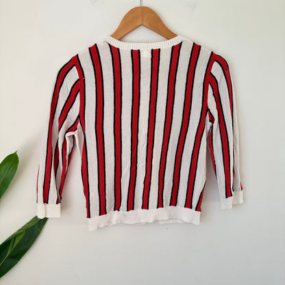 Bread n Butter Stripe Cropped Cardigan Size 0