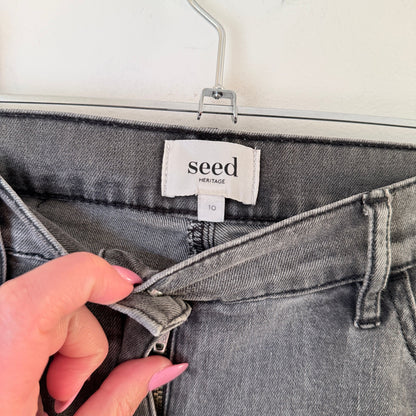 Seed Heritage Washed Grey Skinny Jeans Size 10