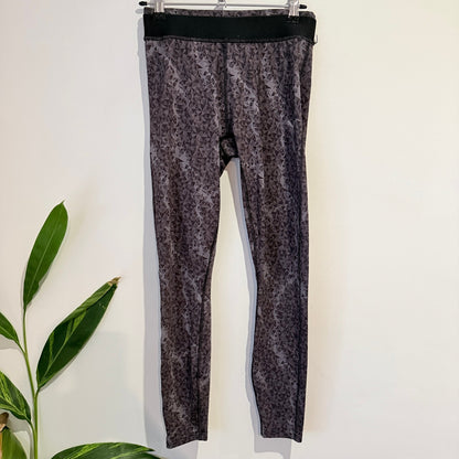 Puma Grey Geometric Print Leggings Size S