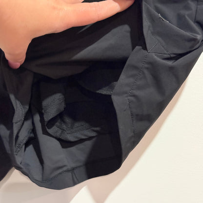 Cozy Vines Black Lined Running Shorts Size XL