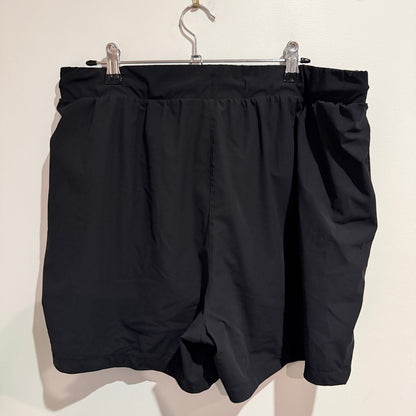 Cozy Vines Black Lined Running Shorts Size XL
