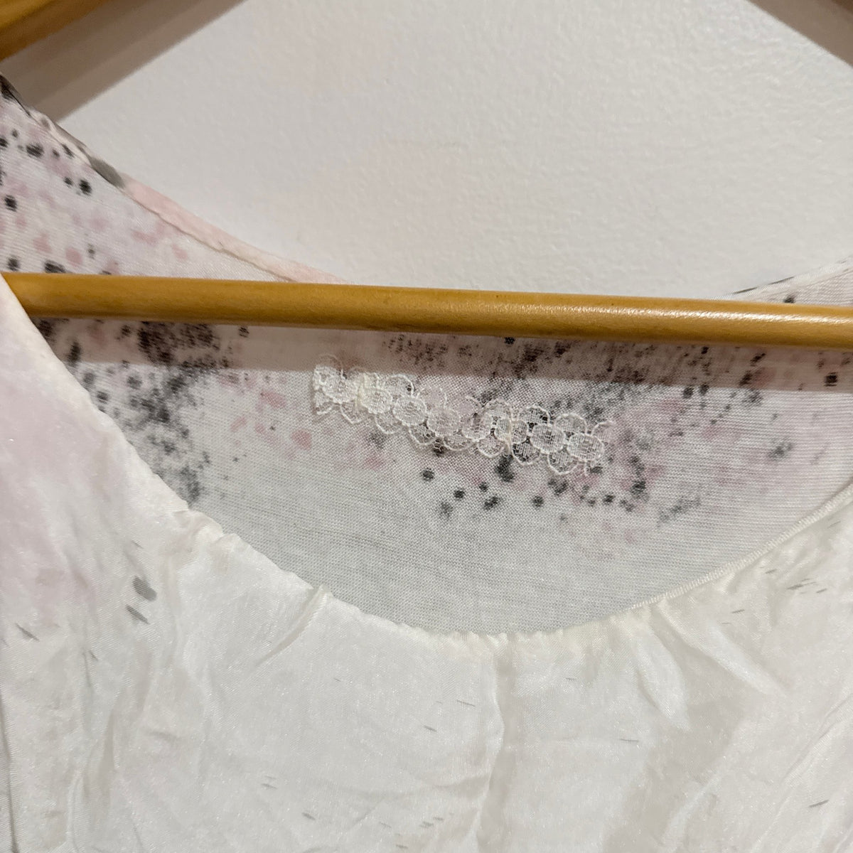 Italian Pink & Grey Ombre Silk Blend Layered Ruffle Dress