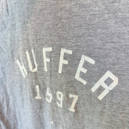 Huffer Grey Marl 1997 Logo Tee Size 8