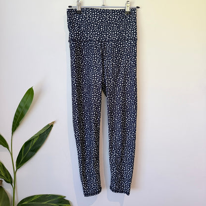 Cotton On Body Navy Spot Print High Waist Leggings Size S