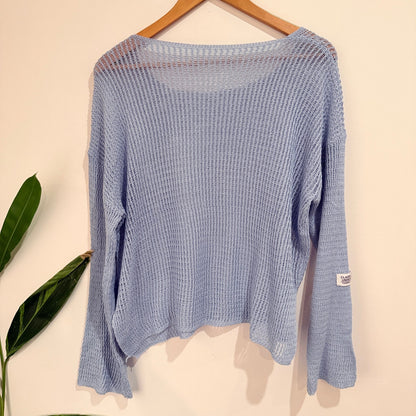 Brand Unknown Size U/Arm to U/Arm 56cm Open Knit Jumper