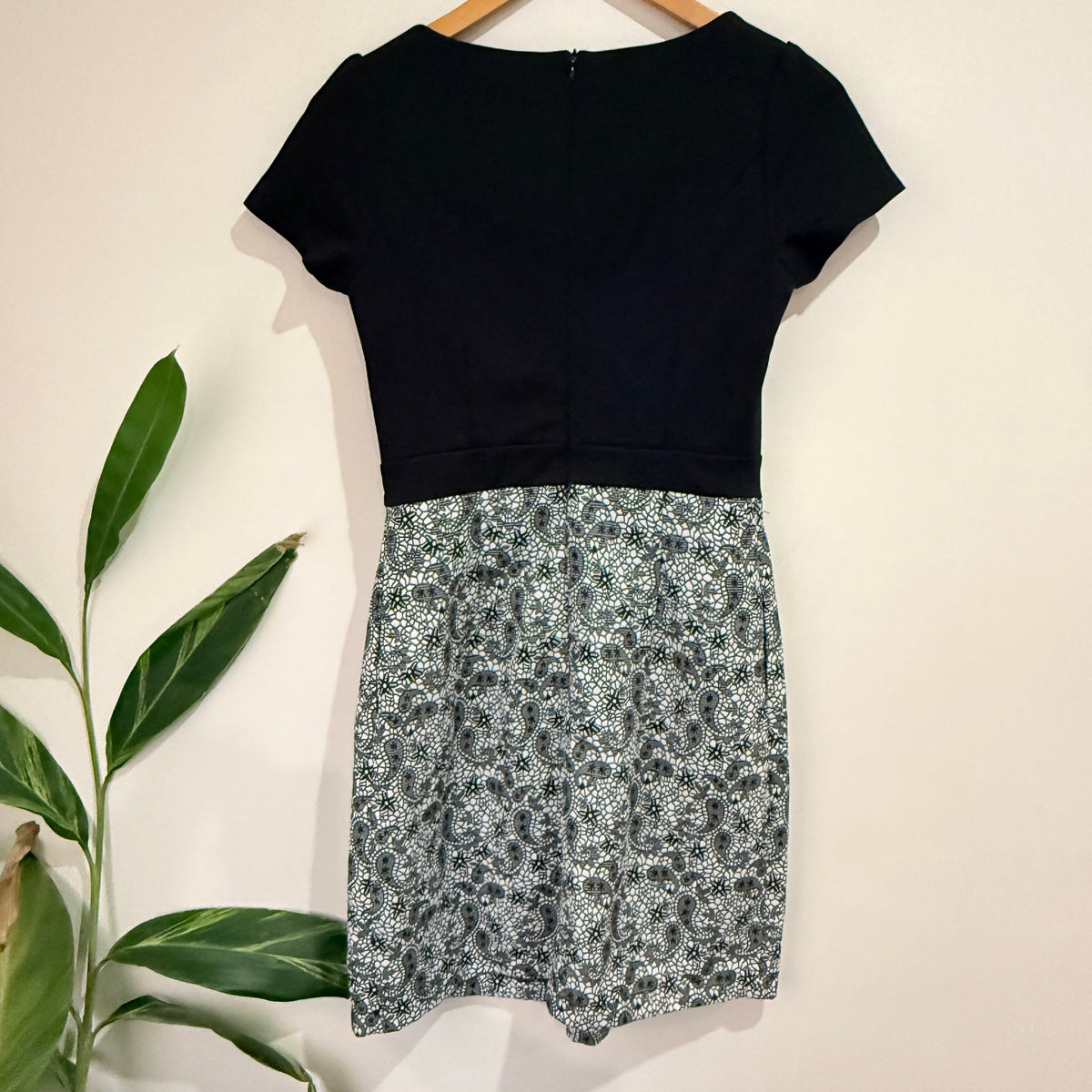 Max-Tino Size S | U/Arm to U/Arm 36cm Lace Print Dress