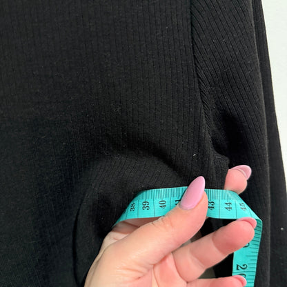 Brand Unknown Size U/Arm to U/Arm 42cm Ribbed Cut Out Shoulder Top