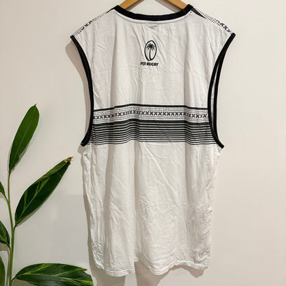 Fiji Rugby Size XXL Tribal Print Sleeveless Tee