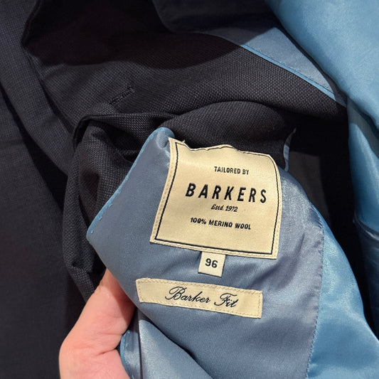 Barkers Size 96 Merino Wool Tailored Blazer